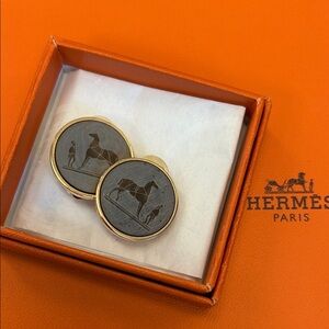 SOLD HERMES Clip-on earrings